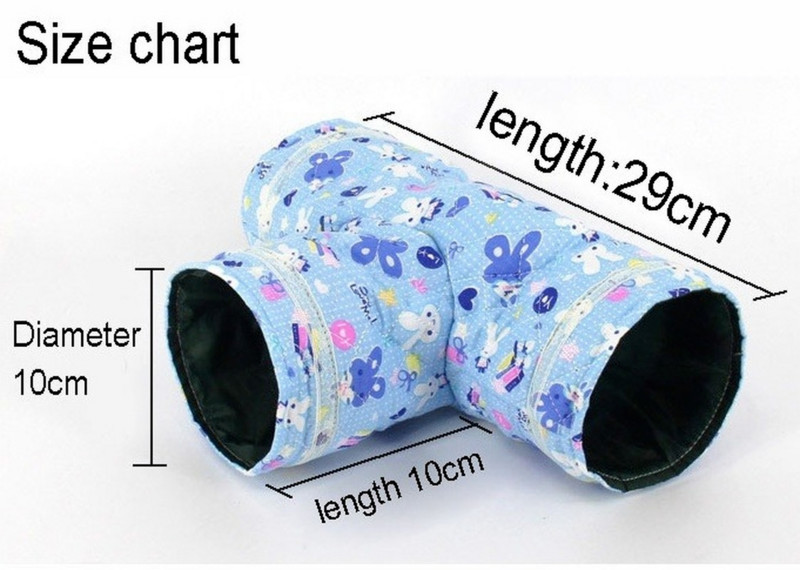 Jūrų kiaulytės narvelio žiurkėno žaisliniai vamzdeliai ir tuneliai šilta lova mažam katinui ežiukui