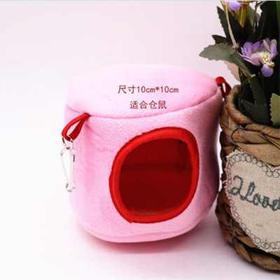 Hamster Pat Moale Cald Sobolan Hamac Porc Veverita Iarna Animal de companie Jucarie Cusca Hamster Casă Cuib agățat+Covoraș Pat Casă Animal Soareci Cuib de șobolan