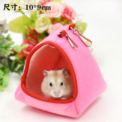 Hamster Pat Moale Cald Sobolan Hamac Porc Veverita Iarna Animal de companie Jucarie Cusca Hamster Casă Cuib agățat+Covoraș Pat Casă Animal Soareci Cuib de șobolan