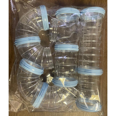 „Hamster Diy“ skaidrūs vamzdeliai, atsparūs įkandimams, lengvas montavimas, prijungti išoriniai tuneliai, žaislai, narvelių priedai, naminių gyvūnėlių reikmenys