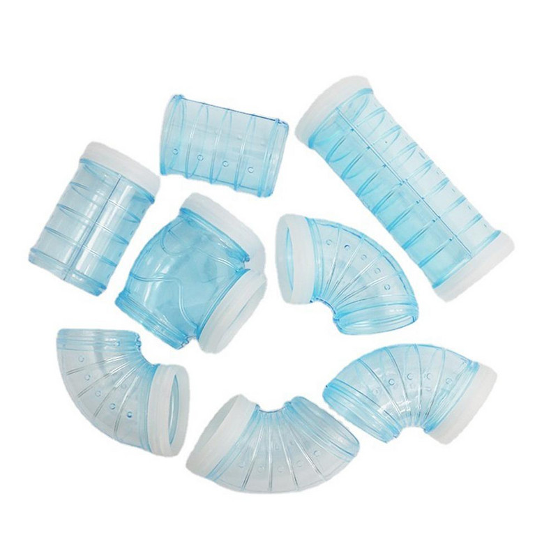 „Hamster Diy“ skaidrūs vamzdeliai, atsparūs įkandimams, lengvas montavimas, prijungti išoriniai tuneliai, žaislai, narvelių priedai, naminių gyvūnėlių reikmenys