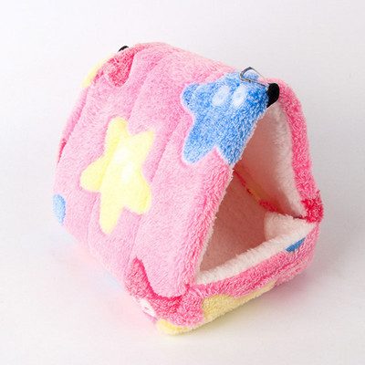 Ζεστό κλουβί για κατοικίδια για αξεσουάρ για χάμστερ Μικρή φωλιά ζώων Μαλακή φωλιά σκίουρου Σπίτι ινδικών χοιριδίων Κρεβάτι σκαντζόχοιρου τρωκτικών