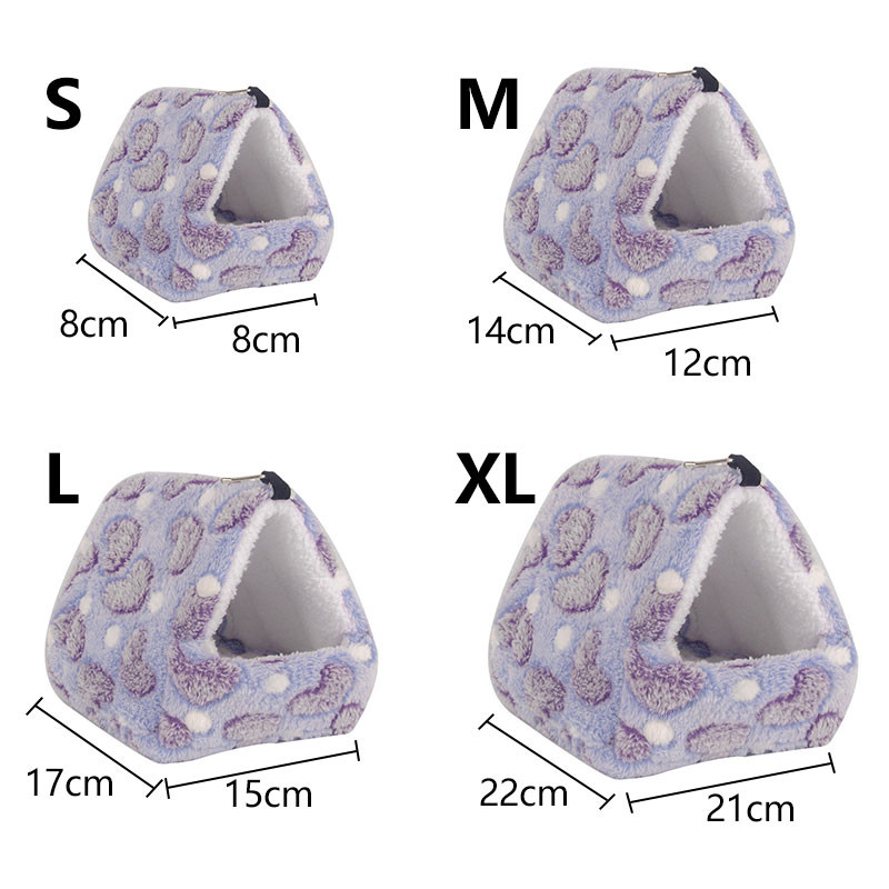 Ζεστό κλουβί για κατοικίδια για αξεσουάρ για χάμστερ Μικρή φωλιά ζώων Μαλακή φωλιά σκίουρου Σπίτι ινδικών χοιριδίων Κρεβάτι σκαντζόχοιρου τρωκτικών