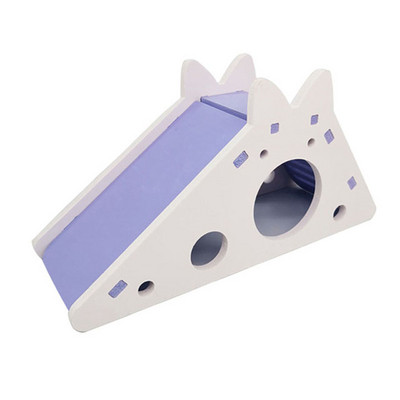 Samontēta kāmja slaidu rotaļlieta jūrascūciņa zelta lācis koka krāsaina kāmja māja mazi mājdzīvnieki būris rotaļlietas kāmju piederumi