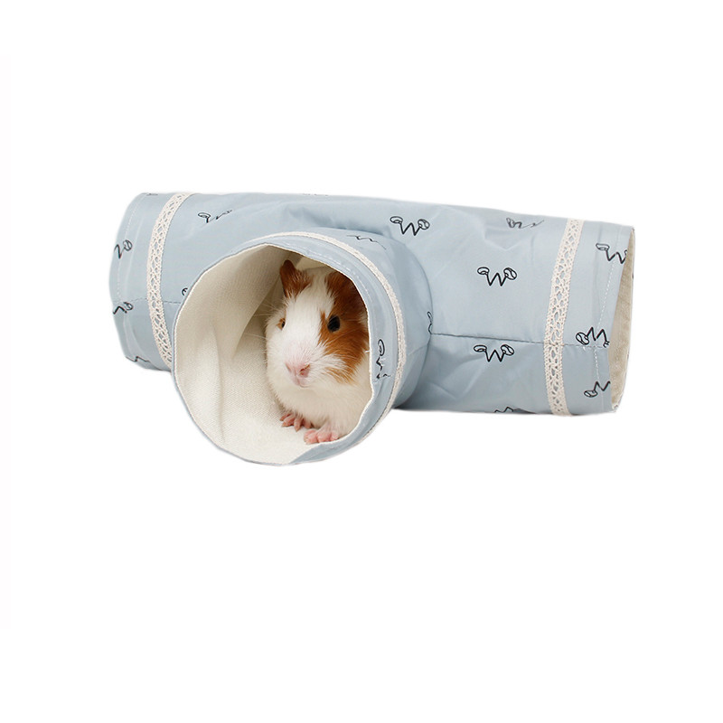 Žiurkėno aksesuarai Minkštas Triušis Šinšila Jūrų kiaulytės Ežiukas Žaislai Mielas Mažas Naminių gyvūnėlių tunelis