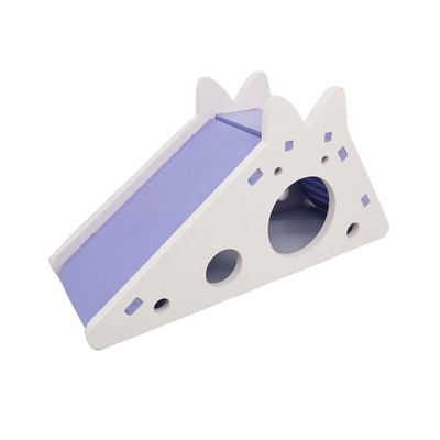 Jucărie de tobogan pentru hamster asamblat Porcușor de Guineea Ursul de aur Amuzant Respirabil Casă de Hamster Cuib Chinchilla Accesorii pentru hamsteri cu ridicata