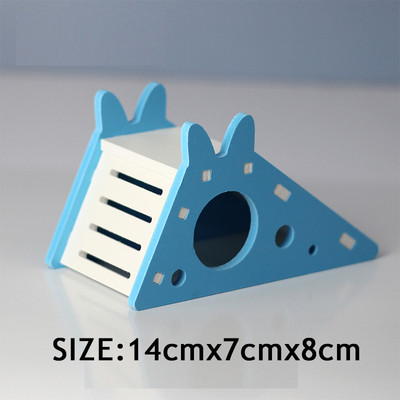 Jucărie de tobogan pentru hamster asamblat Porcușor de Guineea Ursul de aur Amuzant Respirabil Casă de Hamster Cuib Chinchilla Accesorii pentru hamsteri cu ridicata