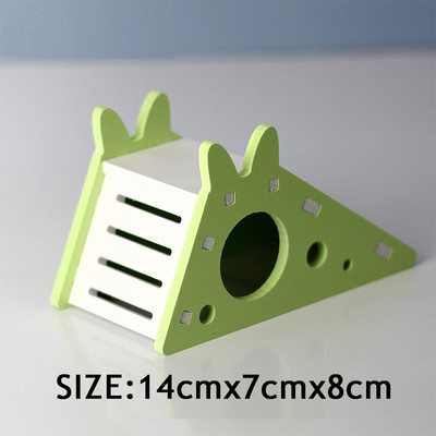 Jucărie de tobogan pentru hamster asamblat Porcușor de Guineea Ursul de aur Amuzant Respirabil Casă de Hamster Cuib Chinchilla Accesorii pentru hamsteri cu ridicata