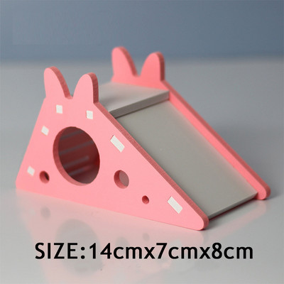 Jucărie de tobogan pentru hamster asamblat Porcușor de Guineea Ursul de aur Amuzant Respirabil Casă de Hamster Cuib Chinchilla Accesorii pentru hamsteri cu ridicata