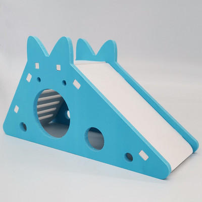 Jucărie de tobogan pentru hamster asamblat Porcușor de Guineea Ursul de aur Amuzant Respirabil Casă de Hamster Cuib Chinchilla Accesorii pentru hamsteri cu ridicata