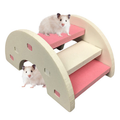 Hamster Ladder Rainbow Bridge Pet Toys Plastic Bridge Hanging Toys Small Animals Cage Accessories Cute Pet Gifts Product