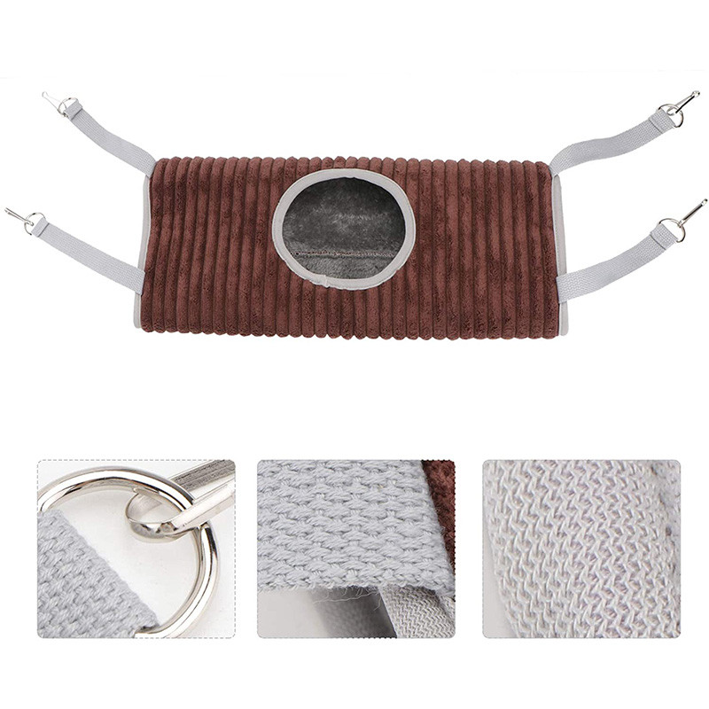 Tunel pentru dihor, hamac agățat, pat pentru animale de companie mici, glider de zahăr, pat leagăn, cuib, șobolani, jucării pentru hamsteri, accesorii pentru cuști pentru hamsteri