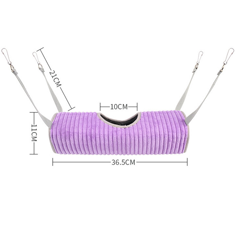 Tunel pentru dihor, hamac agățat, pat pentru animale de companie mici, glider de zahăr, pat leagăn, cuib, șobolani, jucării pentru hamsteri, accesorii pentru cuști pentru hamsteri