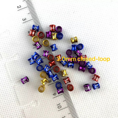 20 tk Alumiiniumsulamist suletud ahelaga linnujalgade rõngad tuvipapagoi kanaarivint säärepaelad värvilised juhuslikud