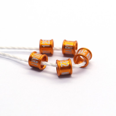 Drop Shipping Inel pentru picior de porumbel fără număr de an Cod de țară Diametru interior 9 mm Înălțime 6 mm 100 buc