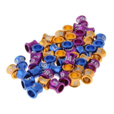 Putnu gredzenu kāju lentes, sakausējums, daudzkrāsains baložu pēdu siksnām Saspraudes gredzeni vistām žubītei DOVE paipalu mazajiem mājputniem