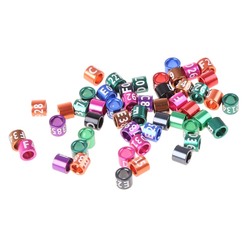 Putnu gredzenu kāju lentes, sakausējums, daudzkrāsains baložu pēdu siksnām Saspraudes gredzeni vistām žubītei DOVE paipalu mazajiem mājputniem