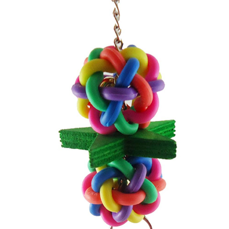 Durabil și practic, multicolor, pantofi cu bile, papagal, stea, pantof, pasăre, cușcă creativă, alpinism, agățat, jucării, pandantiv colorat