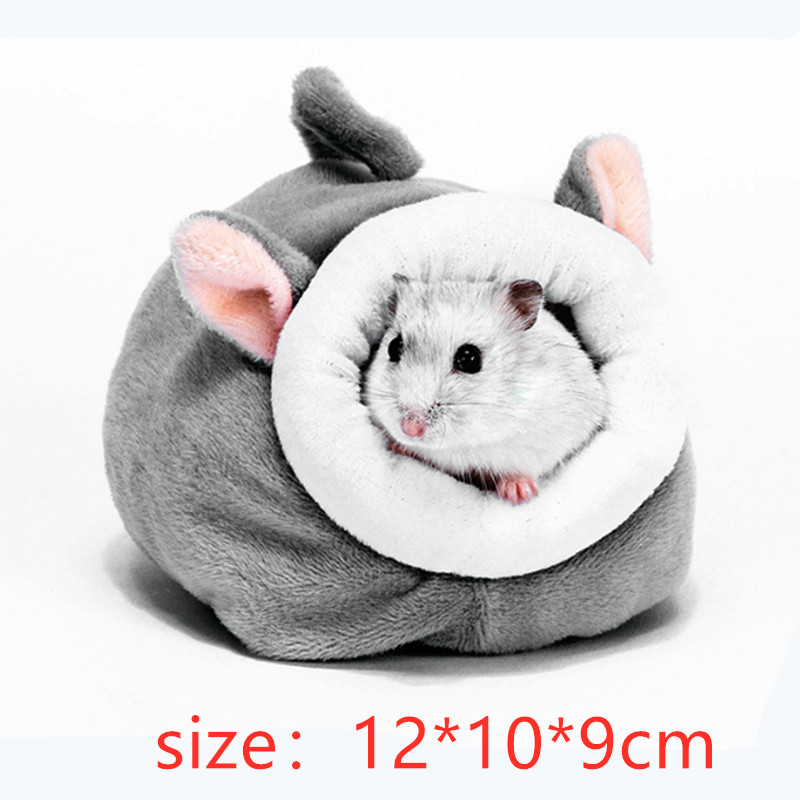 Κλουβί κατοικίδιων για αξεσουάρ χάμστερ Κρεβάτι για κατοικίδια Ποντίκι Βαμβακερό Σπίτι Μικρή Φωλιά Ζώων Χειμώνας Ζεστό για Τρωκτικό/Ινδικό χοιρίδιο/Ποντίκι/Σκαντζόχοιρος