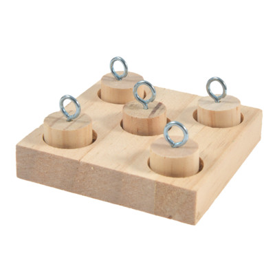 Bird Parrot Εκπαιδευτικά Παιχνίδια Ξύλινη Πλατφόρμα Πλαστικό Ferrule Intellectual Training Παιχνίδια για κατοικίδια μάσημα