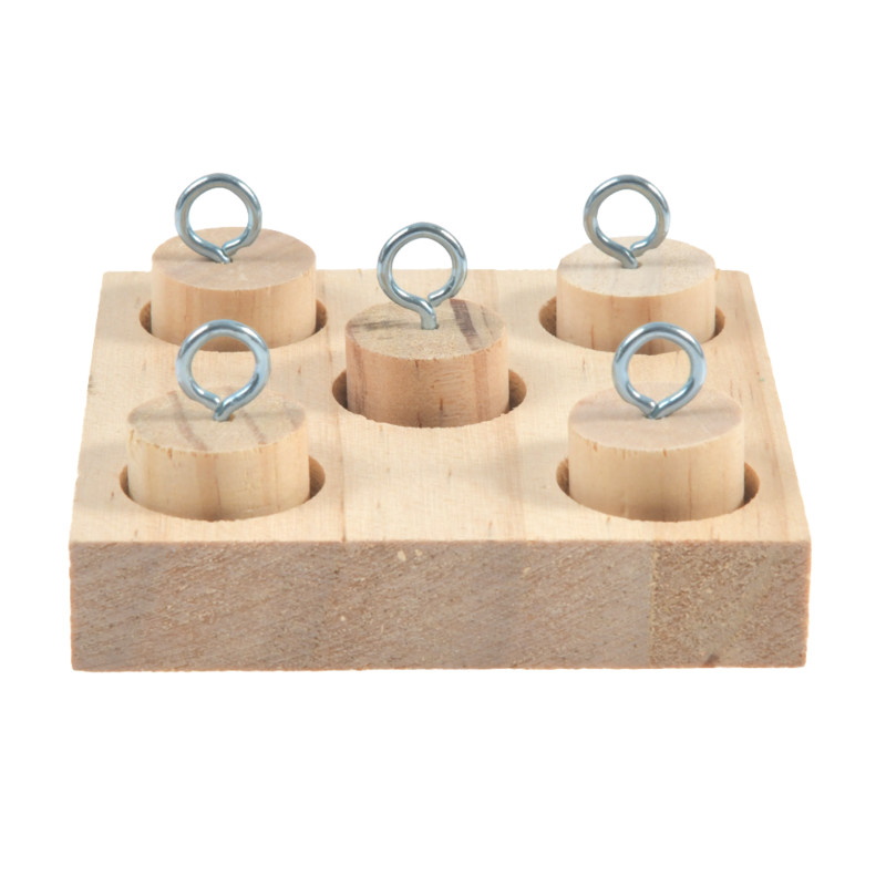 Bird Parrot Εκπαιδευτικά Παιχνίδια Ξύλινη Πλατφόρμα Πλαστικό Ferrule Intellectual Training Παιχνίδια για κατοικίδια μάσημα