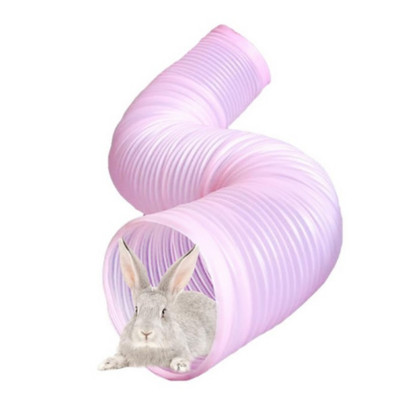 Lemmikloomatunneli loominguline moe plastikust hamstritunneli mänguasi väikestele lemmikloomadele 2 värvi, saab valida lemmikloomatarbed WJ923