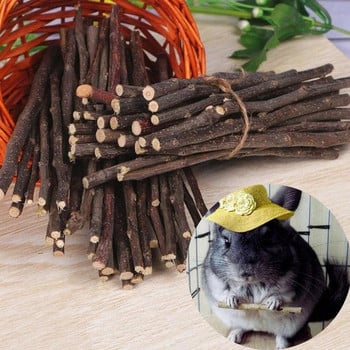 50g/Σακούλα Chinchilla Hamster Molar Apple Branch Rat Παιχνίδια χάμστερ Αξεσουάρ χάμστερ Παιχνίδι μασώντας ξύλινα ραβδιά Κλαδιά καθαρισμού δοντιών