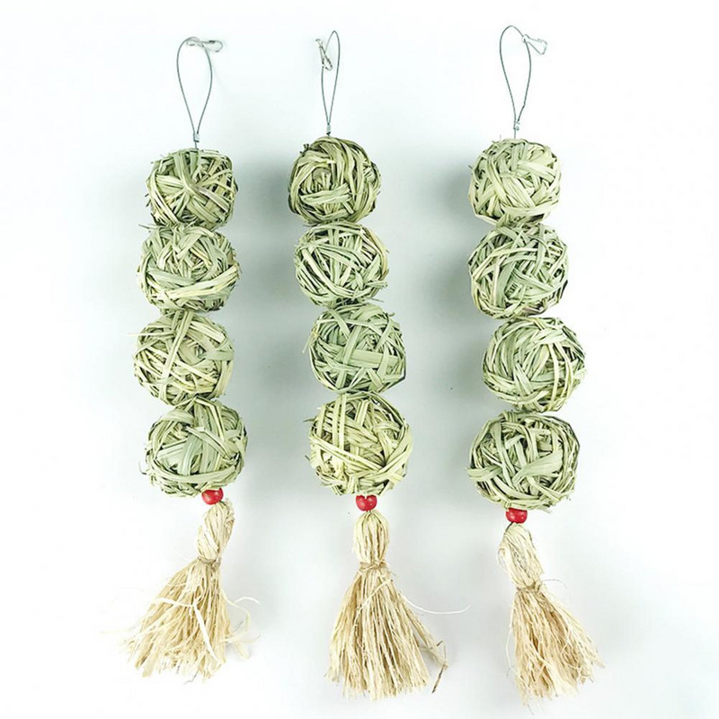 Jucărie de mestecat pentru iepure ecologică Jucărie creativă pentru hamsteri nutritiv ușurează plictiseala iepure iarbă gustare jucărie pentru animale mici