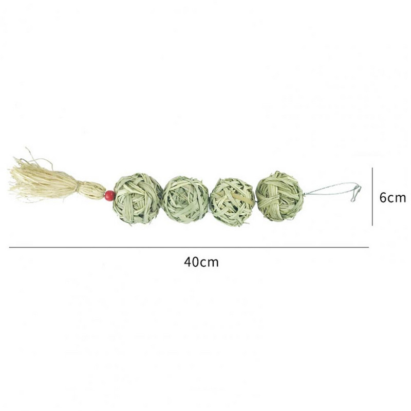 Jucărie de mestecat pentru iepure ecologică Jucărie creativă pentru hamsteri nutritiv ușurează plictiseala iepure iarbă gustare jucărie pentru animale mici