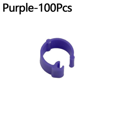 100 gab Baloži Gredzeni 10 Krāsas Putnu Kāju Gredzeni 8mm Plastmasas Saspraudes Gredzens Balodis Balodis Paipalu pēdas Atvēršanas gredzens Putnu Aksesuāri