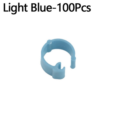 100 gab Baloži Gredzeni 10 Krāsas Putnu Kāju Gredzeni 8mm Plastmasas Saspraudes Gredzens Balodis Balodis Paipalu pēdas Atvēršanas gredzens Putnu Aksesuāri