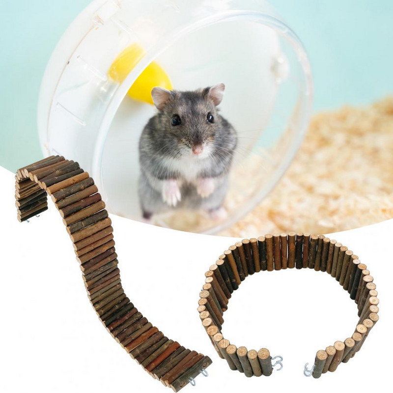 Keskkonnasõbralikud hamstri tara kriimustusvastased lemmikloomad, kerged redelsild, jänku hamstri närimismänguasjad