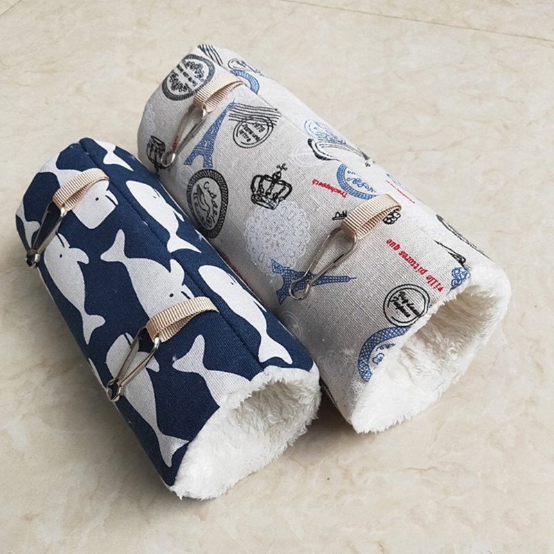 Hamstri puur Tuhkru tunneli võrkkiik rotile, soe hamstri toru mänguasi rippuv voodipuur hamstriküülikule meriseale väikeloomadele