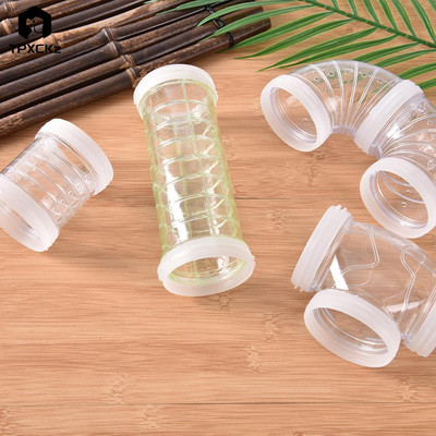 1 Set Hamster Tubes Training Playing Tools External Tunnel Hamster Toys Connection Plates External Pipe DIY Connection Tunnel