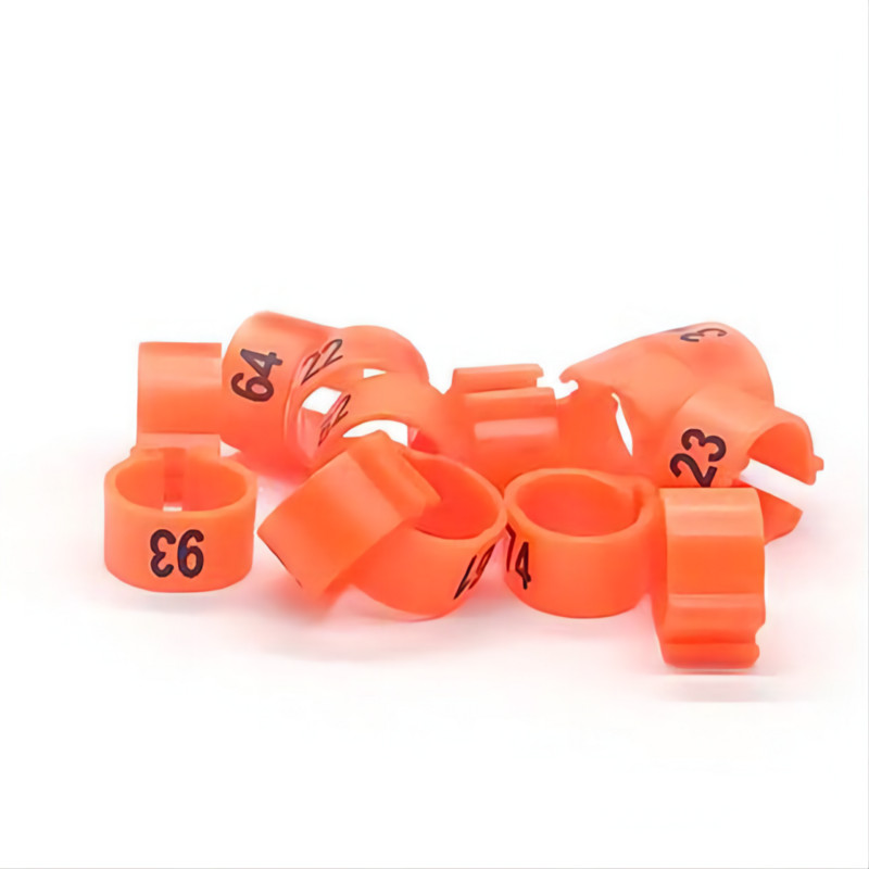 100 bucăți 12 mm 14 mm benzi pentru picioare pentru picior de porumbei Inele pentru picior de porumbel Inele de plastic pentru cleme pentru păsări etichetă de marcare
