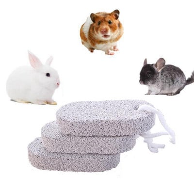 Dinți Piatră molară Mineral natural Porcușor de Guineea Hamster Dinți de iepure Piatră de șlefuit Îngrijire dentară pentru animale de companie mici Jucării de mestecat Accesorii pentru animale de companie