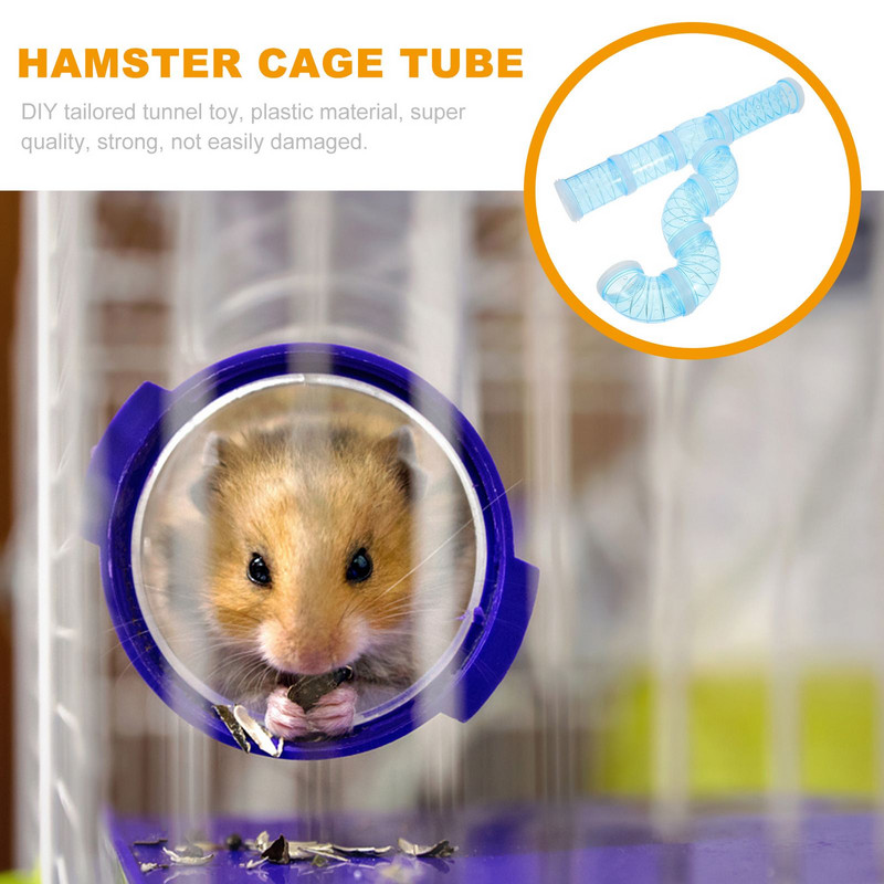 Kāmja tuneļa caurules Tuneļi Cage Tube S un piederumi Pipeguinea Hideout Mouse Smalladventure Playground