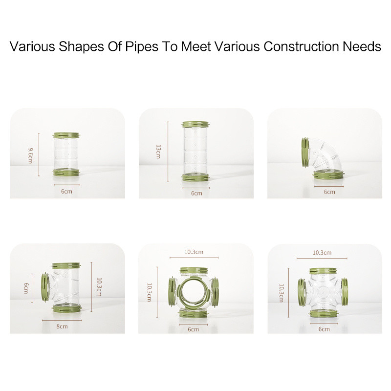 Žiurkėno tunelio plastikiniai mokomieji žaidimo įrankiai