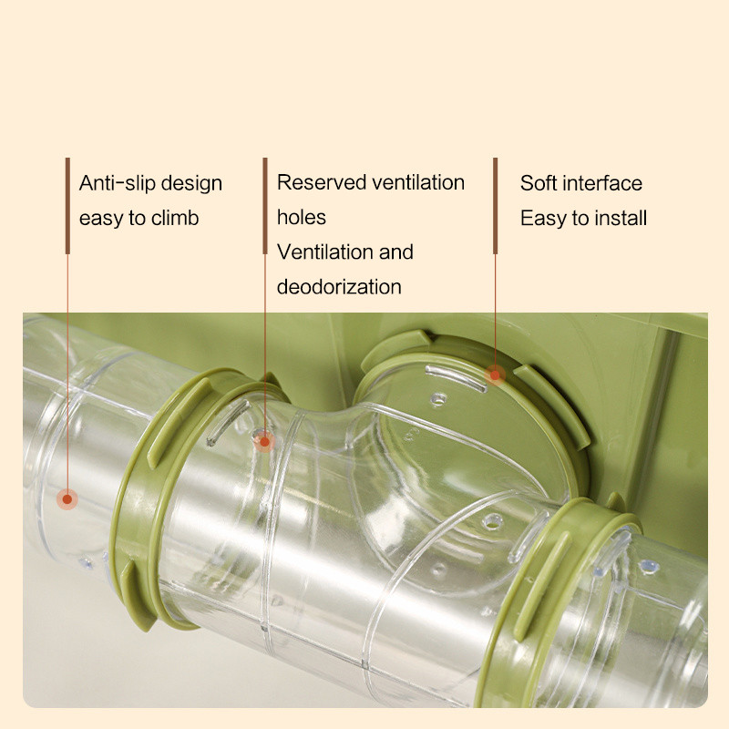 Žiurkėno tunelio plastikiniai mokomieji žaidimo įrankiai