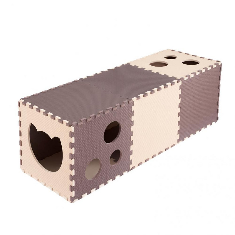 Multifuncțional 14 buc. Tub moale pentru pisici Cuib de dormit pentru animale de companie Jucărie reutilizabilă pentru pisici Spațiu mare pentru interior