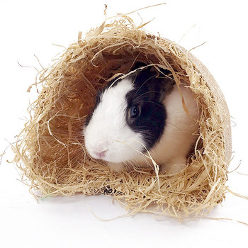 Pet Rabbit Hideaway Toy Hamster Tunes Tunnel Ferret Rats Cage Аксесоари за хамстер Чинчила Морско свинче Вила Легла за хамстери