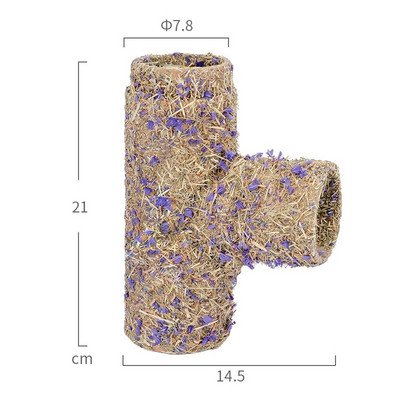 Tunel pentru hamsteri, iarbă naturală, pulbere, țeavă, pitic, auriu, urs de mătase, bricolaj, cuib, canal combinat, articole de jucărie