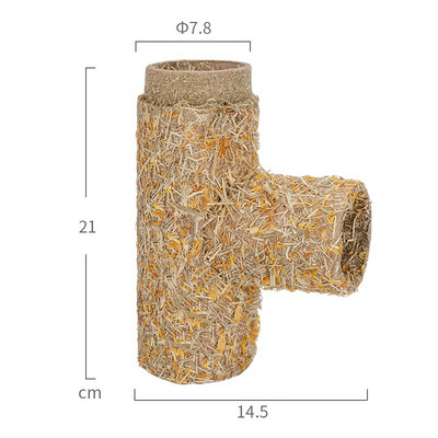 Tunel pentru hamsteri, iarbă naturală, pulbere, țeavă, pitic, auriu, urs de mătase, bricolaj, cuib, canal combinat, articole de jucărie