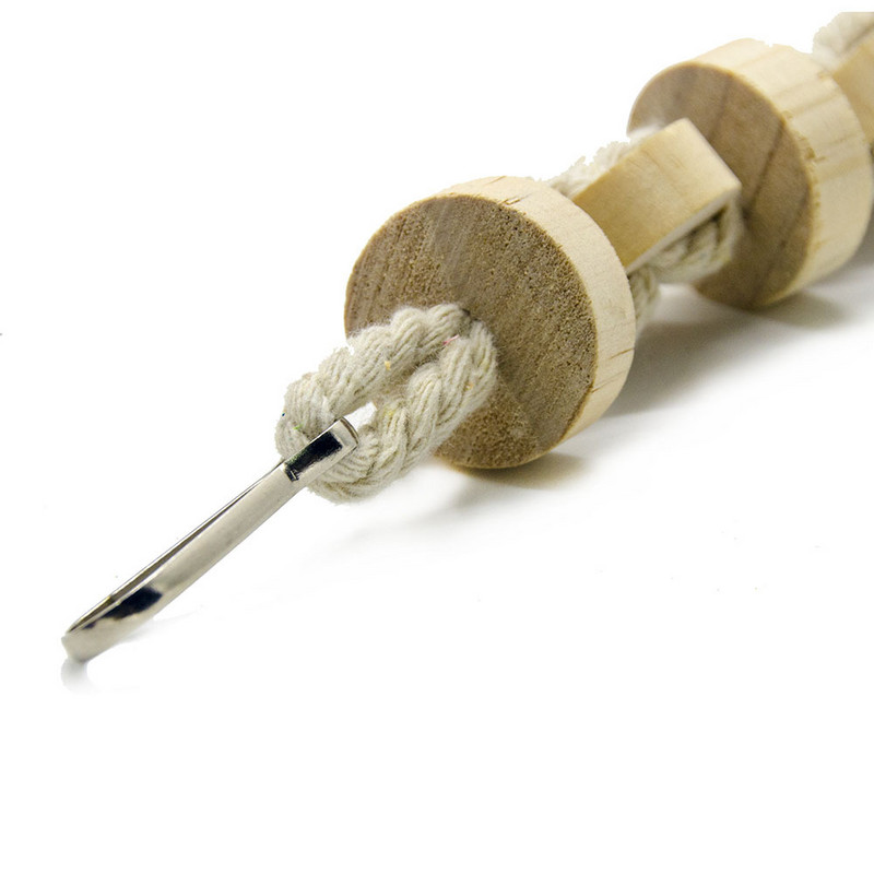 Jucării pentru păsări papagal, cușcă din lemn, accesorii, leagăn de biban pentru jucării pentru perusi vogelspeelgoed jouet pour perroquet