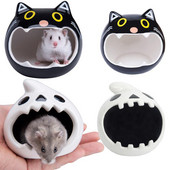 Summer Hamster House Ceramic Guinea Pig Χάμστερ Σπίτι για κατοικίδια Κρεβάτι για κατοικίδια Μικρή φωλιά ζώων για τρωκτικό σκαντζόχοιρος αρουραίος ινδικό χοιρίδιο τσιντσιλά