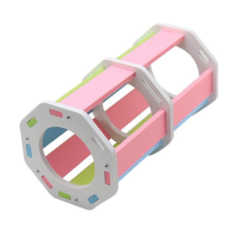 Tunel de jucărie pentru hamsteri, colorat, amuzant, cobai, tub pentru hamster, jucărie, tunel, jucării pentru hamster, tunel, accesorii pentru cușcă pentru hamster.