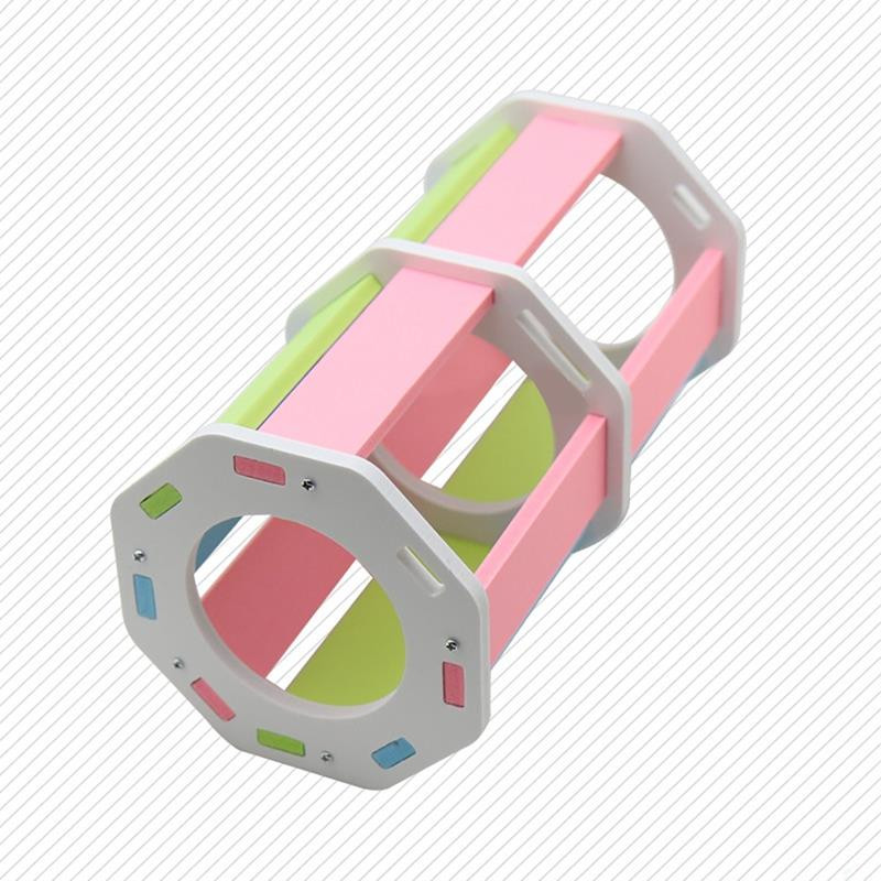 Tunel de jucărie pentru hamsteri, colorat, amuzant, cobai, tub pentru hamster, jucărie, tunel, jucării pentru hamster, tunel, accesorii pentru cușcă pentru hamster.