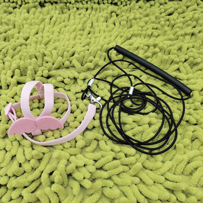 Papagaiļa putnu lidojoša vilces virve Regulējama īpaši viegla siksna ar ērtu rokturi