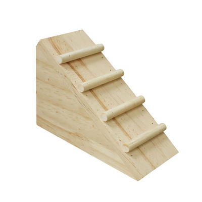 Jucărie pentru cățărare pentru hamsteri Scară din lemn pentru animale mici de companie Accesorii pentru cuști pentru animale de companie Jucării pentru exerciții pentru hamsteri naturale Accesorii pentru cobai