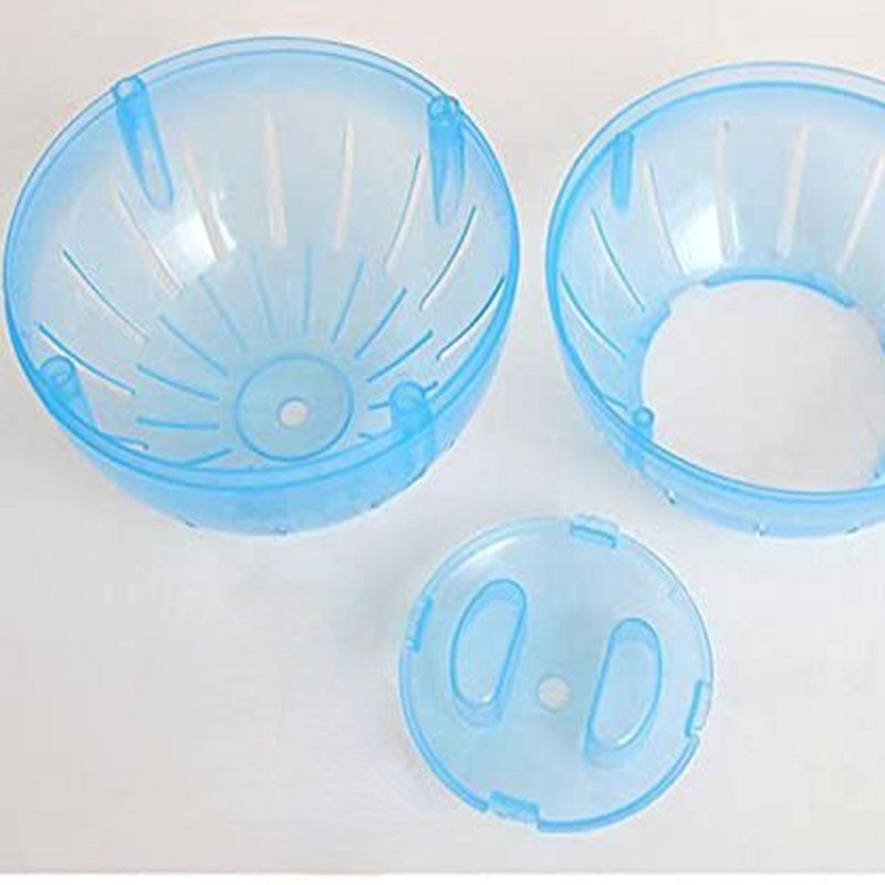 Animal de companie Rozatoare Soareci Jogging Hamster Gerbil Sobolan Jucărie Minge de exercițiu din plastic Jucării minunate cu minge pentru animale de companie 10cm 12cm